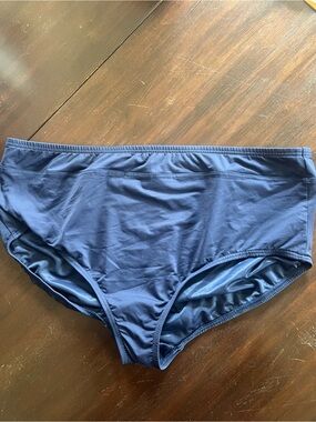 Lands' End Women's Navy Bikini Bottoms